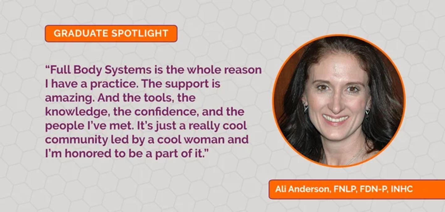 Full Body Systems Graduate Spotlight: Ali Anderson - Blog Image