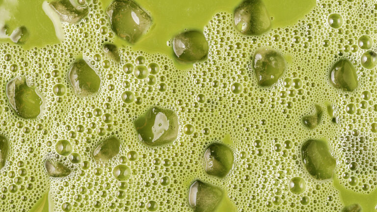green matcha tea